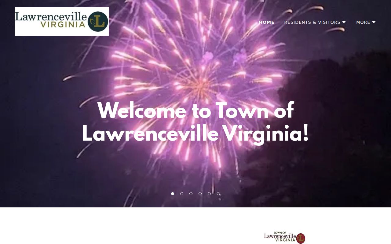 Brunswick County Lawrenceville warrant records town office and county seat context