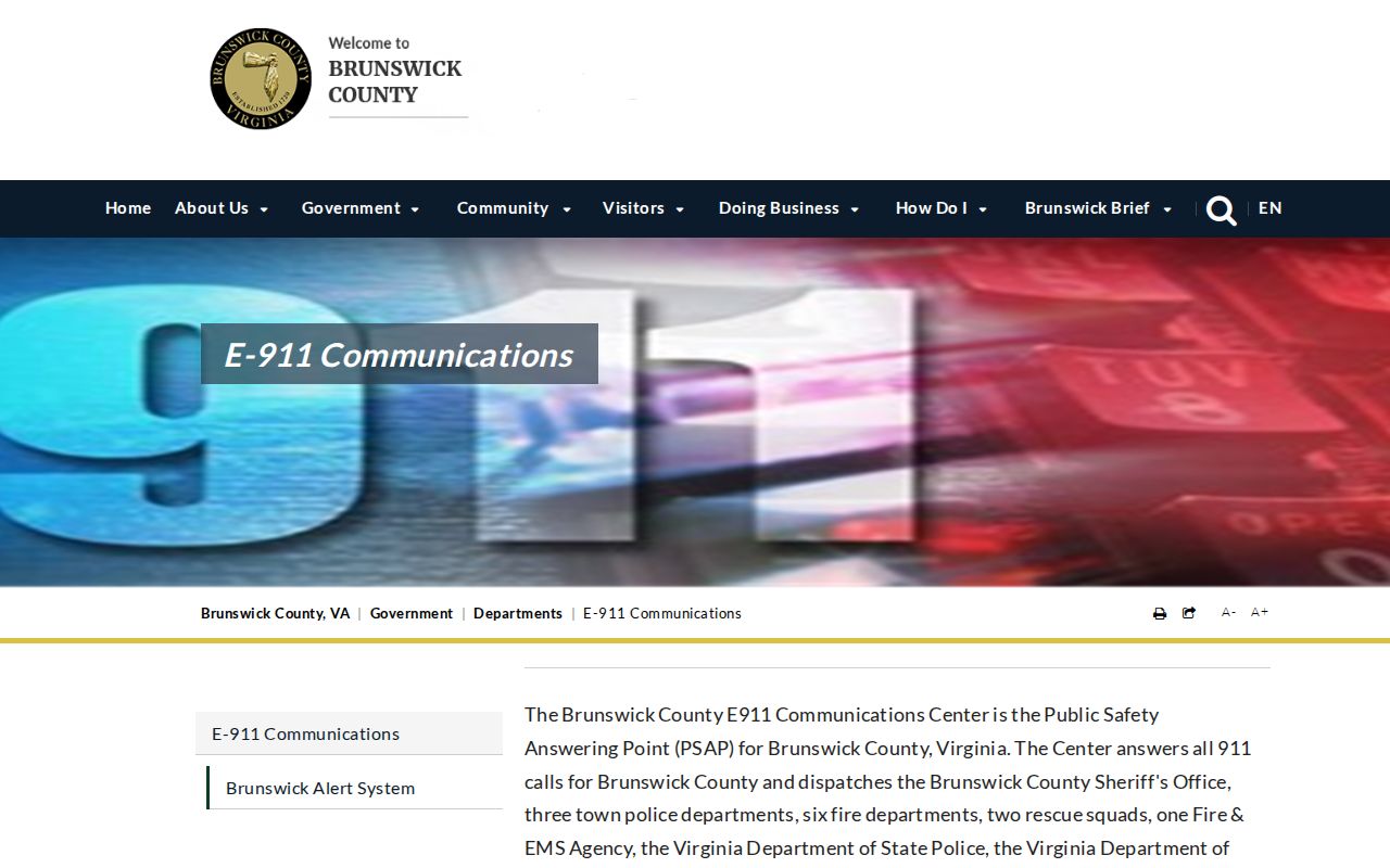 Brunswick County city court warrant records town police dispatch list
